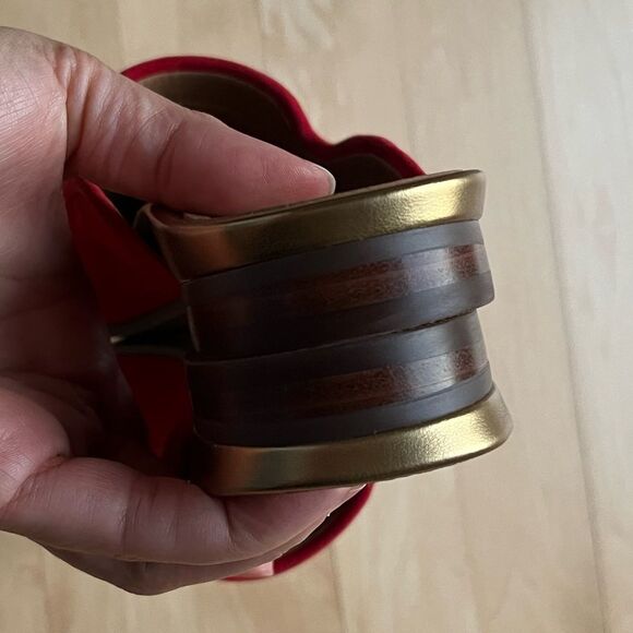 Vionic Willa Mule in Red Suede Leather 6 NWOB - Picture 9 of 15